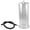 18" Black Hose, variant on LeLuv 2.00 inch Diameter x 12 inch Length Penis Pump Cylinder with 12 inch Black Silicone Hose and Locking Fittings