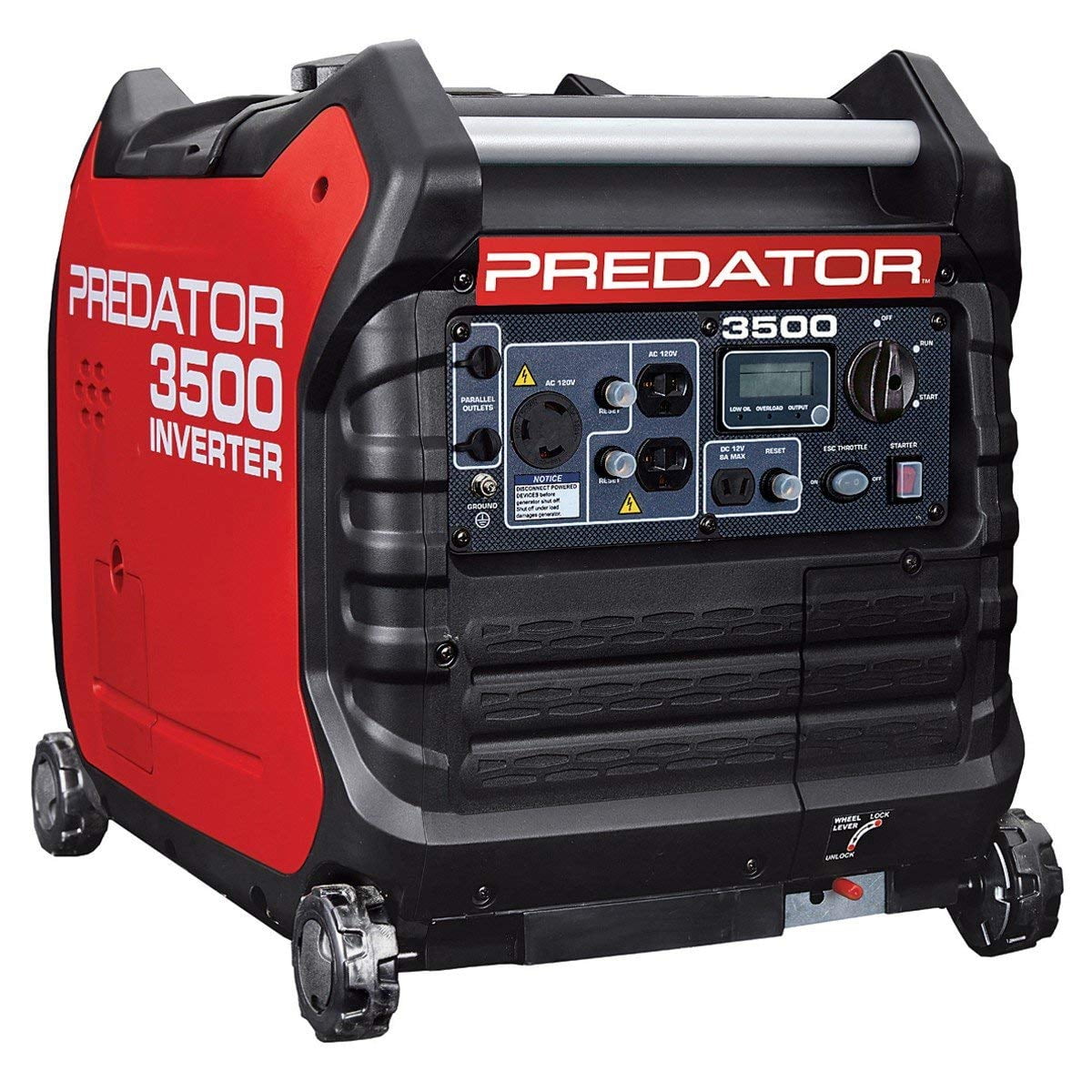 Predator 3500 Watt Smooth Rolling Super Quiet Inverter
