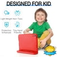 thumbnail image 5 of iPad 10th Generation Kids Case 2022, New iPad 10.9 inch 2022 case, Shockproof, Silicone Rubber EVA Portable Handle Stand Protective Kids Cover Case for iPad 10th Generation 2022 10.9 Inch, Red, 5 of 5