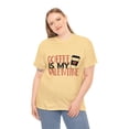thumbnail image 4 of Coffee Is My Valentine Streetwear Unisex Heavy Cotton Tee, 4 of 4