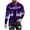 Purple, variant on LbsKUS Mens Long Sleeve Shirt Funny Cross 3D Graphic Print Tees Tops Workout Slim-Fit Pullover Crewneck Sweatshirs Christian Religious Bible T-Shirts