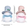thumbnail image 4 of Adornos de Año Nuevo con sombrero Adornos de muñeca Muñeca de Navidad para el día de San Valentín Pareja de muñecas Adornos de muñeca brillantes, 4 of 8