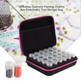 thumbnail image 3 of Organizador Caja de 30 botellas de abalorios de pintura de diamantesbolsa de almacenamiento de herramientas de bordado (rosa) Ndcxsfigh Nuevos Originales, 3 of 9