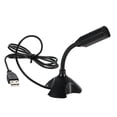 thumbnail image 1 of Micrófono de escritorio USB, soporte de micrófono ajustable de 360°, micrófono de grabación de chat de voz para PC Mac con puerto USB, 1 of 1