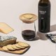 thumbnail image 3 of Reusable 4" Bamboo Wine Glass Charcuterie Toppers, 4 Pcs Set, 3 of 5