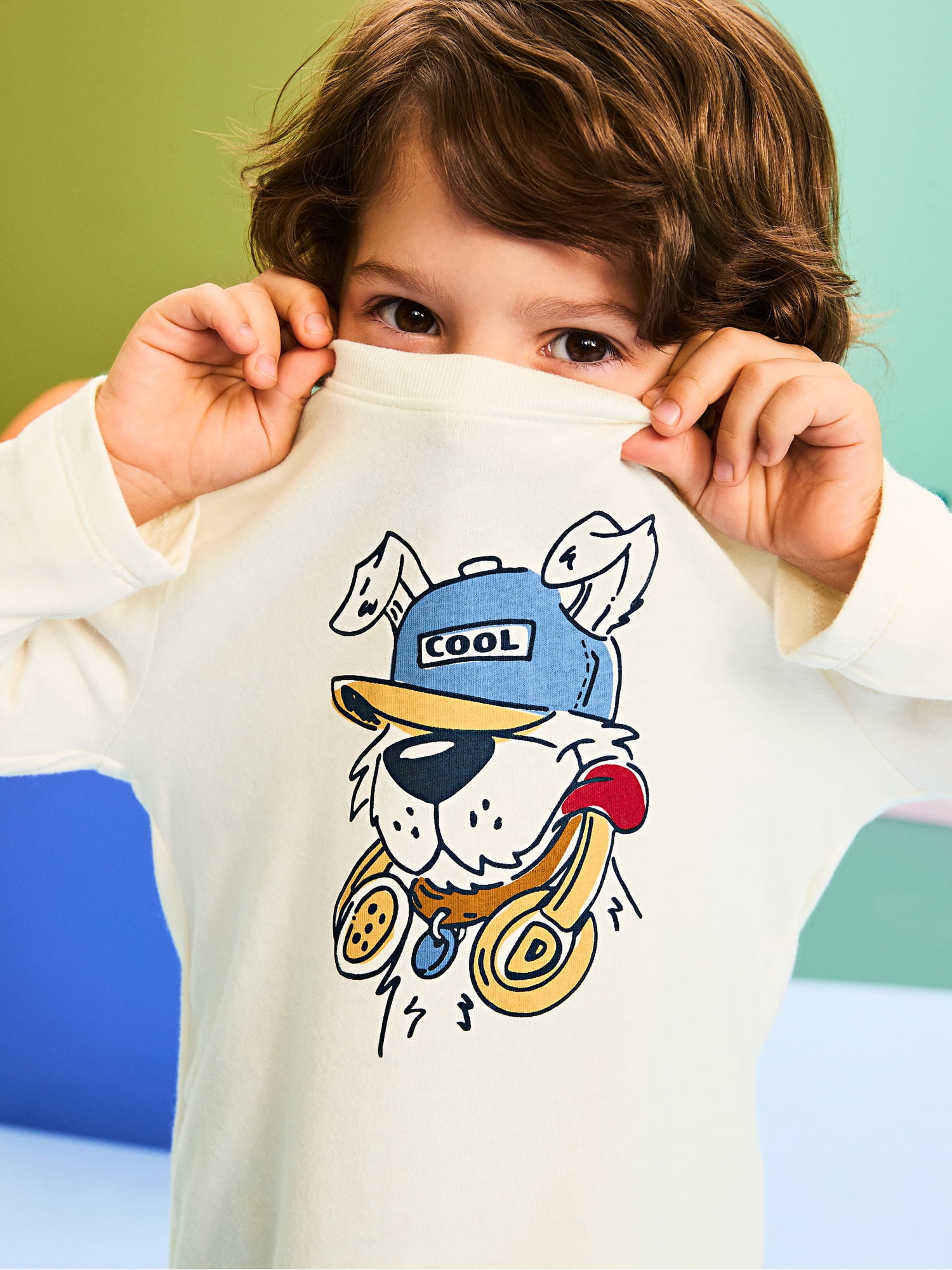 Garanimals Baby & Toddler Boys Long Sleeve Shirts, Single & 3-Pack, Sizes 0-6T