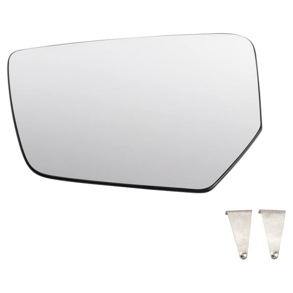 TRQ Exterior Mirror Glass Assembly Heated LH Driver Side for Chevy Impala MGA04238
