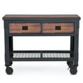 thumbnail image 5 of Duramax 2-Drawer Rolling Industrial Workbench, 48 In. x 24 In., Wood Top, 5 of 12