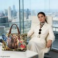 thumbnail image 3 of Eheartsgir Bear Camo American Flag with Zipper Clutch Purse, Top Handle Tote Bag with Large Capacity Waterproof Tote Handbag for Travel Shopping, 3 of 6