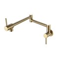 thumbnail image 1 of Chrome Gold Brass Pot Filler Tap Wall Mounted Foldable Kitchen Faucet Single Cold Hole Sink Rotate Folding Spout ,bar Laundry RV Farmhouse, 1 of 6