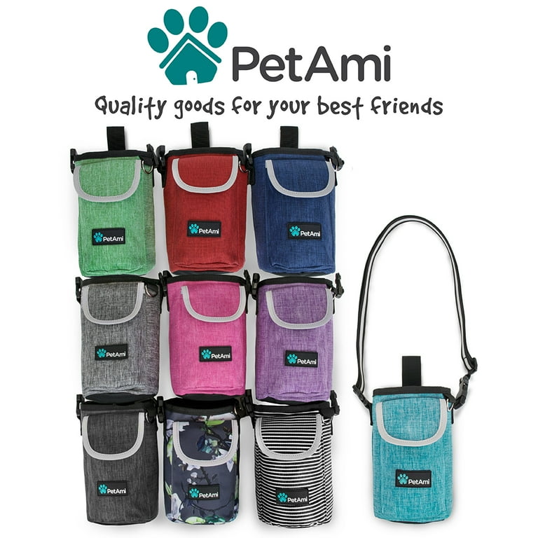 PetAmi Large Dog Training Pouch, Snack Holder with Poop Bag