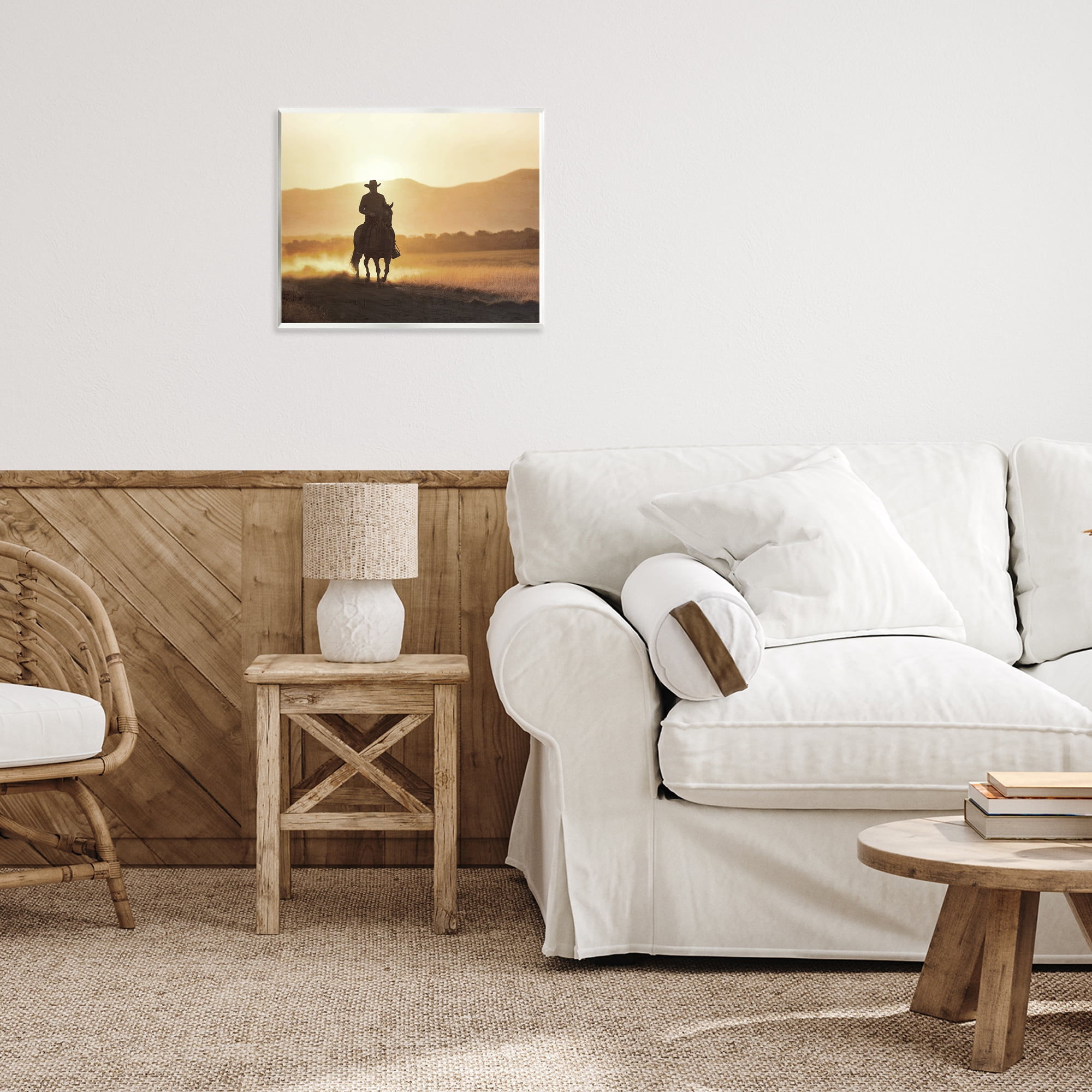 Stupell Industries Cowboy's Ride Home Wall Plaque Art, design by Kim Allen
