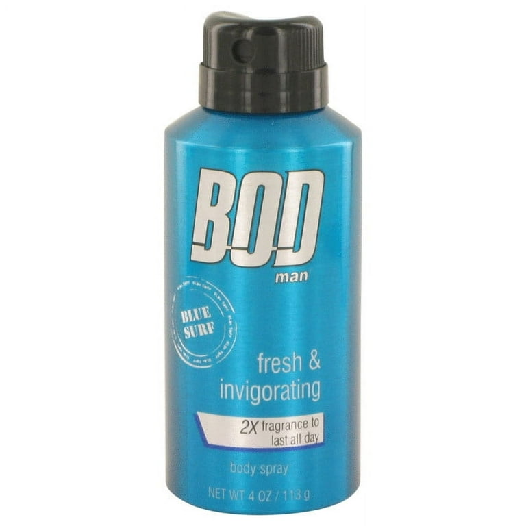 Bod Man Blue Surf Body spray By Parfums De Coeur - 4 oz Bod Man Blue Surf Body spray By Parfums De Coeur - 4 oz