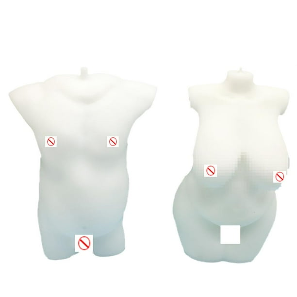 Silicona Para Cuerpo Humano 3D, Molde Para Forma De Cuerpo Masculino Y Femenino, Arte Corporal Para Manualidades De Joyería De Jabón Diy Monstrate HA040802-02