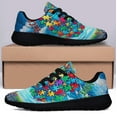 thumbnail image 3 of Autism Awareness Accept UnderStnd Love Shoes Sneakers Black Size 6, 3 of 7