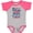 Baseball Heather and Hot Pink, variant on Inktastic Military Uncle Proud Nephew Freedom Boys or Girls Baby Bodysuit