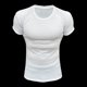 thumbnail image 3 of Blusas y camisas de manga corta y cuello redondo para hombre, blusas informales de verano de color liso con cuello redondo, manga corta y transpirables, blusas de poliéster para hombre., 3 of 5