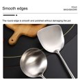thumbnail image 2 of Moyic Herramienta de cocina, mango de de acero inoxidable, comedor, café, hornear, freír, hervir, utensilios de cocina, colgar, reutilizable, Cocina y Comedor Cuchara Moyic HA081100-02, 2 of 6