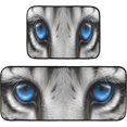 thumbnail image 7 of SKYSONIC White Tiger Blue Eyes Kitchen Mats Set of 2 Floor Runner Rug Anti Fatigue Non Slip Comfort Mat 19.7x27.6 Inch + 19.7x47.2 Inch for Living Room Laundry Room Hallway, 7 of 7