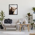 thumbnail image 3 of Stupell Industries Wooly Cattle Portrait Animals & Insects Photography Black Floater Framed Canvas Art Print Wall Art, 25 x 31, 3 of 10