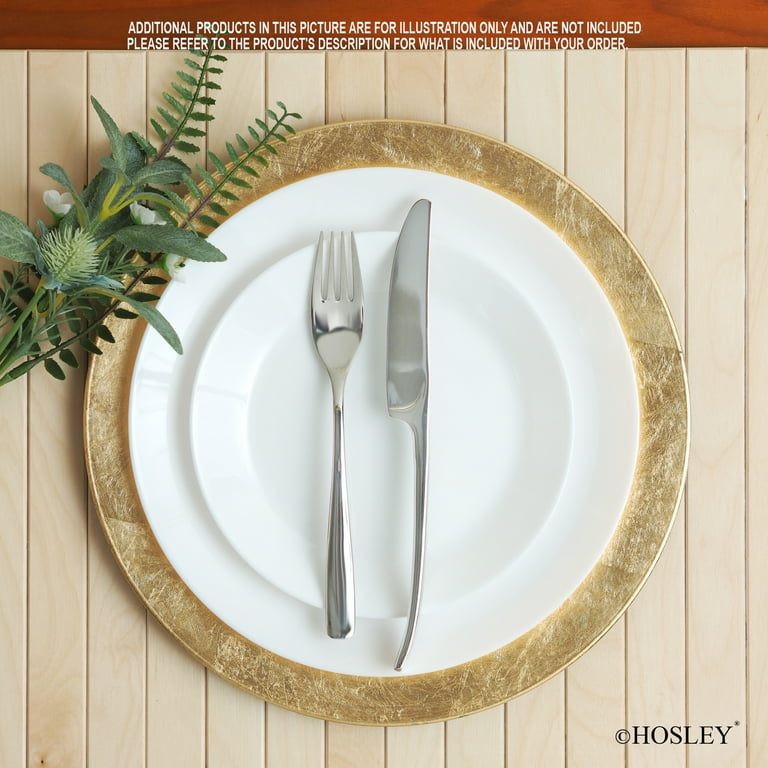 Gold charger plates walmart sales