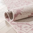 thumbnail image 5 of Well Woven Loop-De-Loop Mara Floral Botanical Pattern Blush Kilim-Style 2'3" x 7'3" Runner Area Rug, 5 of 9