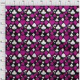 thumbnail image 4 of oneOone Rayon Fuschia Pink Fabric Poker Card Sewing Fabric By The Yard Printed Diy Clothing Sewing Supplies 56 Inch Wide, 4 of 4