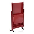 thumbnail image 4 of Furniture of America Prescotty Contemporary Metal Foldable Serving Cart in Red, 4 of 8