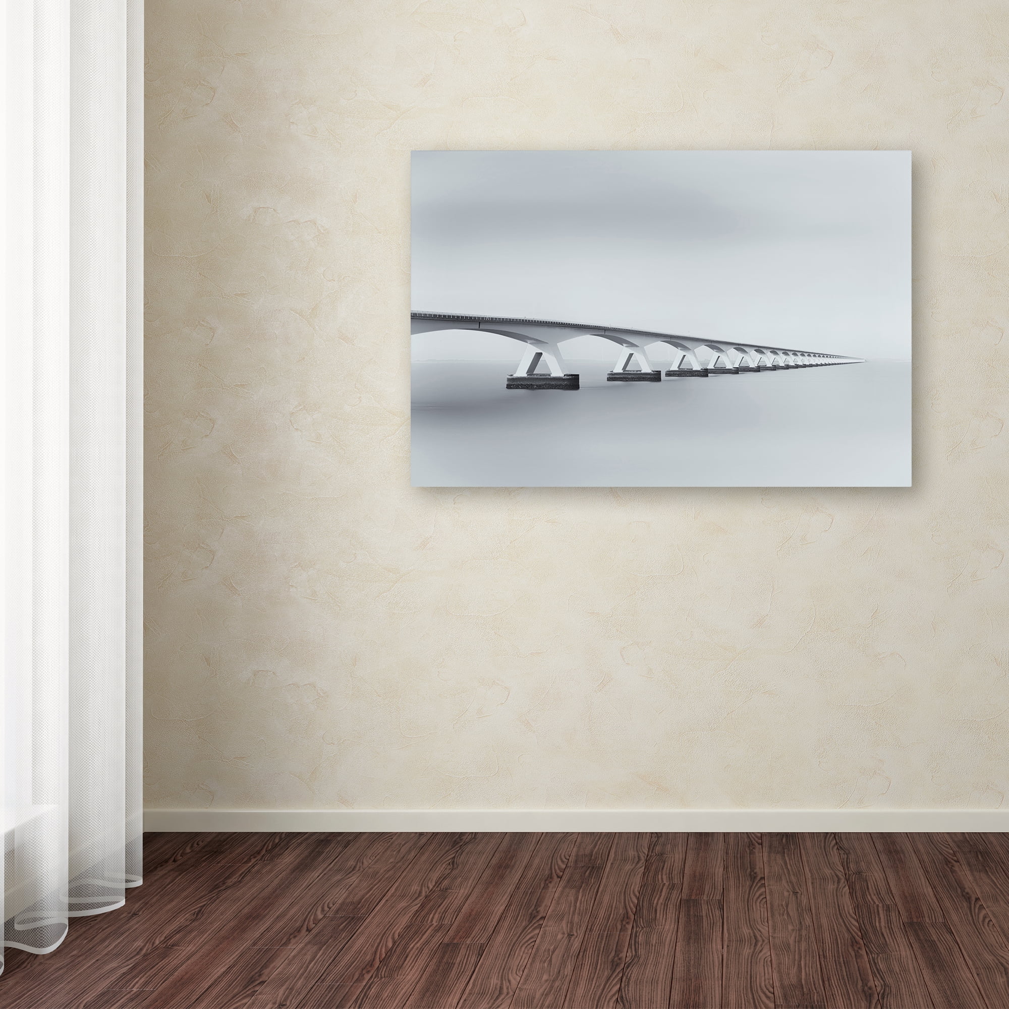 Trademark Fine Art 'The Long And Winding Road' Canvas Art by Jeroen Van De