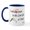 White/Navy Inside, variant on CafePress - Ring Praise Mug - 11 oz Ceramic Mug - Novelty Coffee Tea Cup