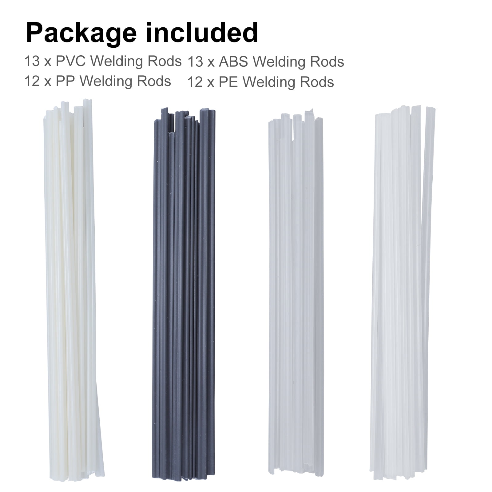 New 40pcs Plastic Welding Rods ABS//PP//PVC//PE Welding Sticks For Gun Welder Strip