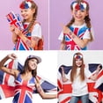 thumbnail image 2 of Blue Red White Headband  Rose Flower Crown Floral Headband  Rose Flower Headpiece Blue Red White Headband Rose Flower Crown Floral Headband Rose Flower Headpiece Hawaiian ANGGREK Rose Flower Headpiece, 2 of 8