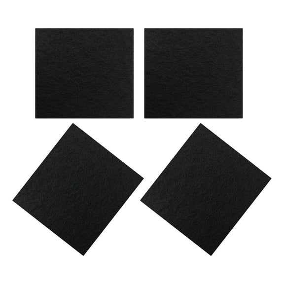 Delapan 4 Pack Charcoal Cat Litter Box Replacment Filter fits Hooded Cat Litter Boxes and Pans Carbon Odor Filters