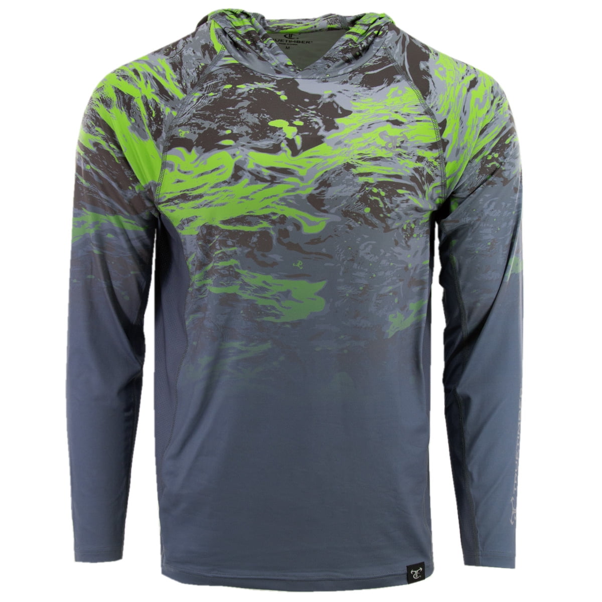 TrueTimber Men s Osprey Gradient Fishing Hoodie UPF 50+ Sizes Small-3XL