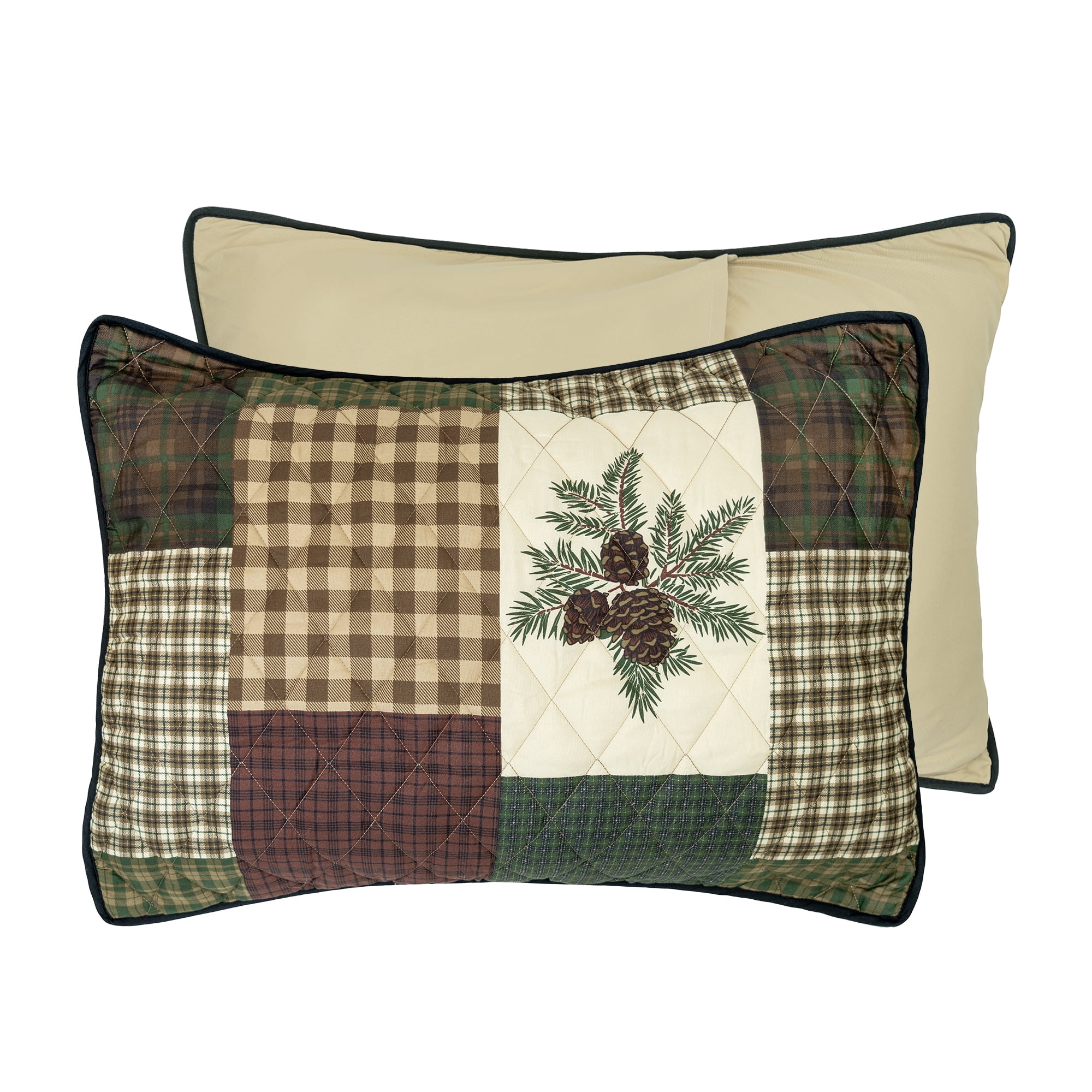 Your Lifestyle by Donna Sharp Pine Panels 2PC Twin Rustic Quilt Set