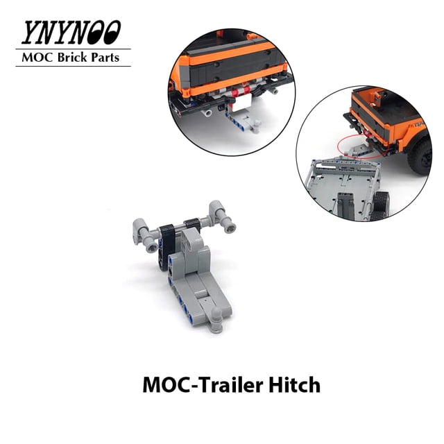 Fit for Pickups F-150 Raptor 42126 Bricks Set Car MOC Trailer Hitch Crane Platform Cover Modified Building Blocks DIY Toys Gifts