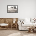 thumbnail image 2 of Rural Barn Grassland Field Landscape Photograph Black Framed Art Print Wall Art, 2 of 7