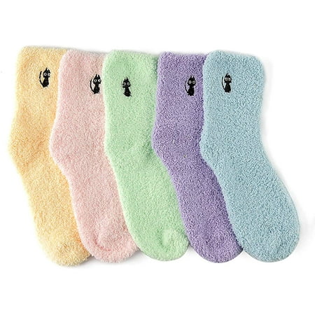 

Women s Cozy Fluffy Socks Fuzzy Socks Plush Socks 5 6 7 8 Pairs