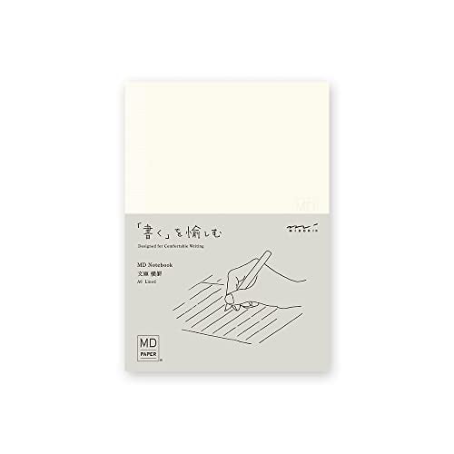 DESIGNPHIL 15288006 Midori Notebook, MD Notebook, Paperback, Horizontal Ruled A$$Office
