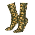 thumbnail image 5 of Kdxio Black Ink Green Plaid Sunflower 标题, 5 of 7