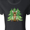 thumbnail image 4 of Inktastic Alaska Moose and Trees Women's T-Shirt, 4 of 5