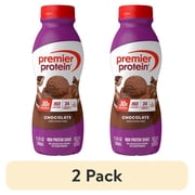 (2 pack) Premier Protein Shake, Chocolate, 30g Protein, 11.5 fl oz, 1 Ct