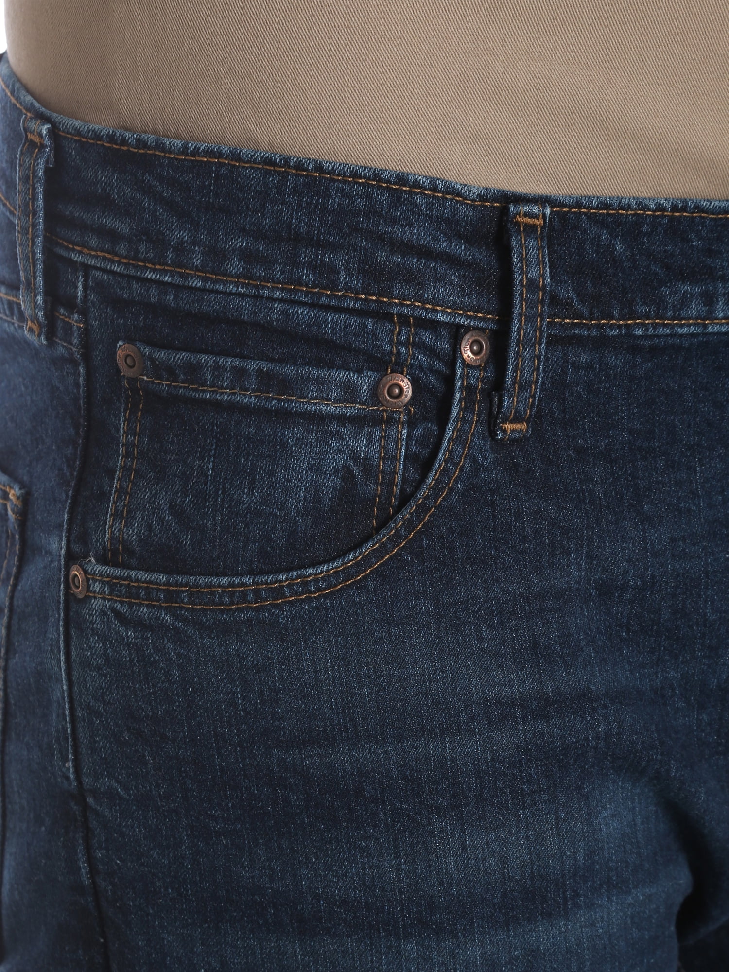 Wrangler Men's and Big Men's Straight Fit Jeans with Flex