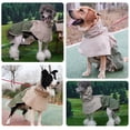 thumbnail image 5 of MAMORE Dog Raincoat, Adjustable Reflective Waterproof Dog Rain Jacket with Leash Hole(Khaki,X-Large), 5 of 6