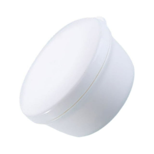 VONKY Circular Seal Soap Box Practical And Easy To Clean Space-saving Soap Holder Box white 5Set