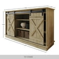 thumbnail image 4 of Castle Place Vintage 54" TV Stand Console for TVs up to 65", Sanremo Light Oak, 4 of 8