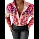 thumbnail image 2 of Blusas para Mujer, con Botones, Estilo Informal, de Negocios, de Larga, Elegantes y Sexys. Estampado Rosa XL, 2 of 9