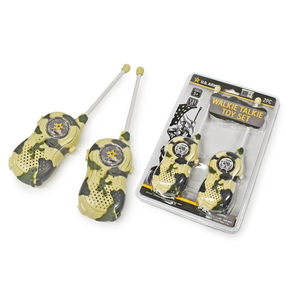 US Army Camouflage Walkie Talkie Toy Set