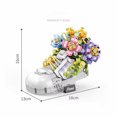 thumbnail image 6 of GZBrick Trendy Shoes Building Sets Compatible with Lego Flowers for Adults Girls 812PCS Purple, 6 of 6