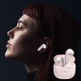 thumbnail image 4 of Earbuds for school, Hwkond Noise Reduction Bluetooth Earphones, Wireless Earphones, Semi In Ear Sports Earphones, Automatic Pairing Of Stereo Dual Channels, Pink, Up to 60% Off, 4 of 8